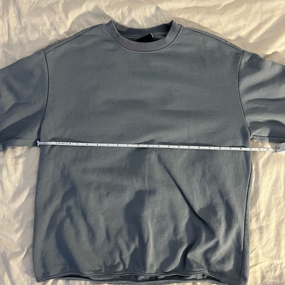 grey-blue wash crewneck - Picture 3 of 5